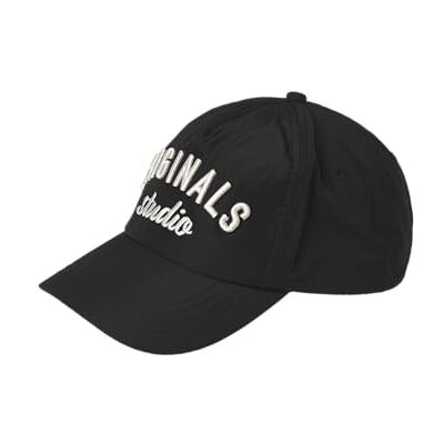 JACK & JONES Jacframe Roxbury keps, svart, one size JACK & JONES Jacframe Roxbury keps, svart, one size
