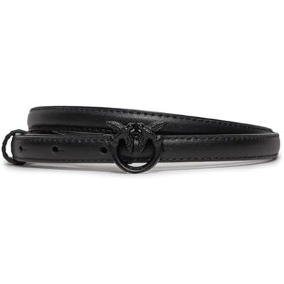 Pinko Love Berry H1 Belt Vit.Silk Bälte, Z99B_Svart Limousine Block Color, L, Z99b_svart limousine block färg, L Pinko Love Berry H1 Belt Vit.Silk Bälte, Z99B_Svart Limousine Block Color, L, Z99b_svart limousine block färg, L