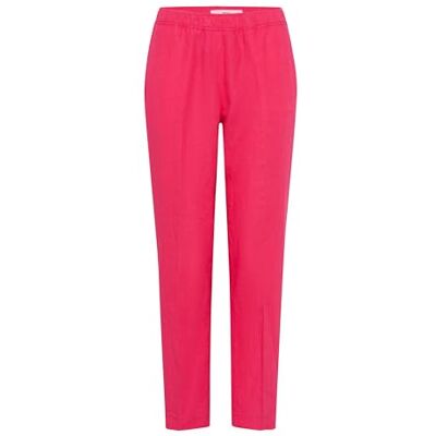 Brax Style Maron S Pure Linen Pull On, magenta, 34W x 32L Brax Style Maron S Pure Linen Pull On, magenta, 34W x 32L