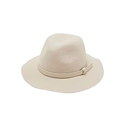 ESPRIT Filthatt med band i läderutseende, Is, M ESPRIT Filthatt med band i läderutseende, Is, M