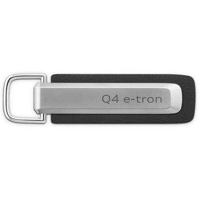 Audi collection Audi nyckelring Q4 etron silver/svart 3182501100 Audi collection Audi nyckelring Q4 etron silver/svart 3182501100
