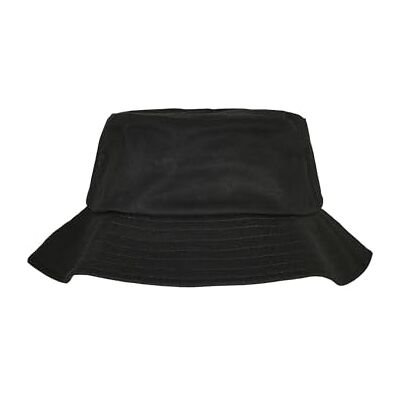 Flexfit Unisex bomull twill bucket hatt barn hatt, svart, en storlek Flexfit Unisex bomull twill bucket hatt barn hatt, svart, en storlek