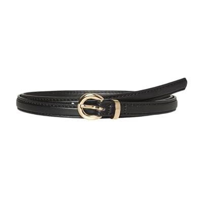 VERO MODA dam VMKATJA belagt bälte NOOS syntetiskt bälte, svart/detalj: guld, 80, Svart/detalj: guld, 80 VERO MODA dam VMKATJA belagt bälte NOOS syntetiskt bälte, svart/detalj: guld, 80, Svart/detalj: guld, 80