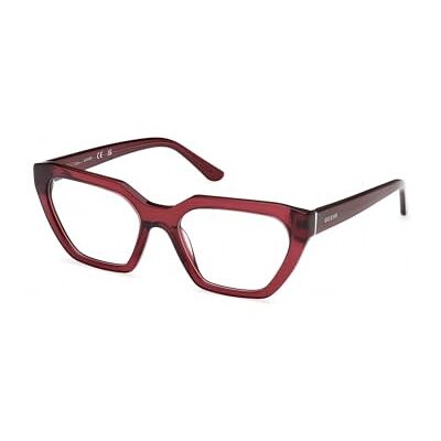 GUESS Unisex vuxen GU50176 Gafas, Shiny Bordeaux, 54 GUESS Unisex vuxen GU50176 Gafas, Shiny Bordeaux, 54