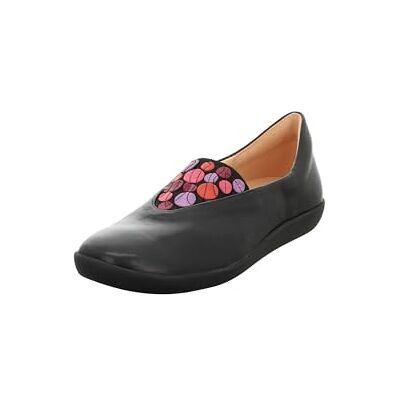 Think! Damen NATURE chromfrei gegerbte nachhaltige Halbschuhe, SCHWARZ/KOMBI 0010 Think! Damen NATURE chromfrei gegerbte nachhaltige Halbschuhe, SCHWARZ/KOMBI 0010