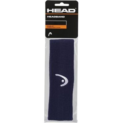 HEAD Unisex vuxen pannband, marinblå, en storlek HEAD Unisex vuxen pannband, marinblå, en storlek