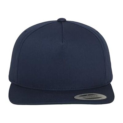 Flexfit Mössa Classic 5-panel snapback, marinblå, En Storlek Flexfit Mössa Classic 5-panel snapback, marinblå, En Storlek