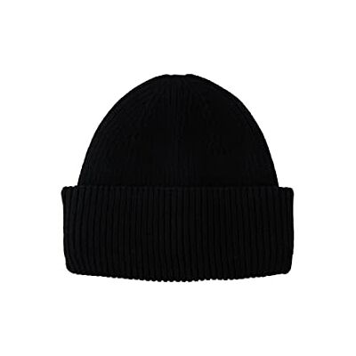 PIECES Dam PCJANIKA Wool Hood NOOS BC stickad mössa, svart, en storlek PIECES Dam PCJANIKA Wool Hood NOOS BC stickad mössa, svart, en storlek