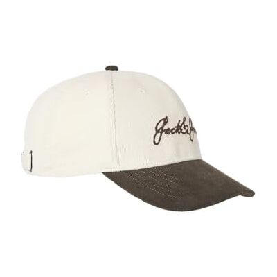 JACK & JONES Jacbase Corduroy Cap Noos, Antik vit, one size JACK & JONES Jacbase Corduroy Cap Noos, Antik vit, one size