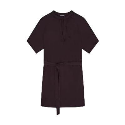 Giorgio Armani damtryck kort klänning brun L/XL Giorgio Armani damtryck kort klänning brun L/XL