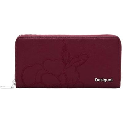 Desigual Damtillbehör PU lång dubbelvikt plånbok, röd, röd, 24.5 EU Desigual Damtillbehör PU lång dubbelvikt plånbok, röd, röd, 24.5 EU