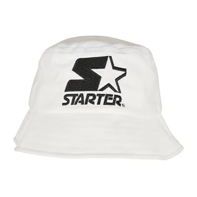 Starter Black Label Unisex basic hink hatt hatt, vit, en storlek Starter Black Label Unisex basic hink hatt hatt, vit, en storlek
