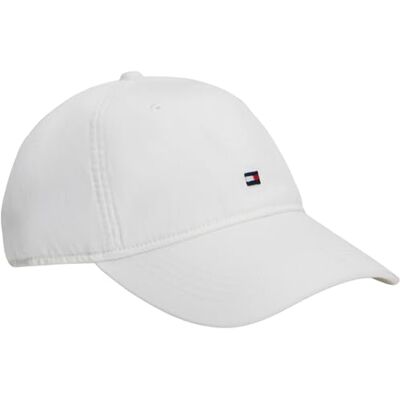 Tommy Hilfiger herr Th flagga mjuk 6 panel keps AM0AM14099 keps, vit, en storlek Tommy Hilfiger herr Th flagga mjuk 6 panel keps AM0AM14099 keps, vit, en storlek