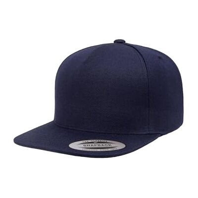 Flexfit unisex mössa premium 5-panel snapback cap marinblå en storlek, marinblå, En Storlek Flexfit unisex mössa premium 5-panel snapback cap marinblå en storlek, marinblå, En Storlek