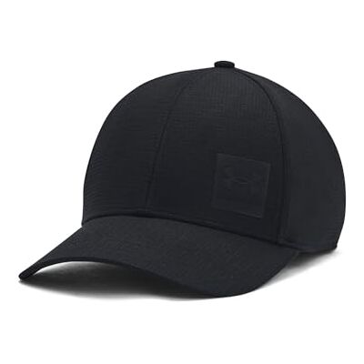 Under Armour Iso-chill ArmourVent stretch fit keps, (002) svart/svart, S-M Under Armour Iso-chill ArmourVent stretch fit keps, (002) svart/svart, S-M