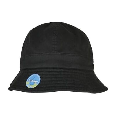 Flexfit Unisex Eco Washing Notop tennis hatt hatt, svart, en storlek Flexfit Unisex Eco Washing Notop tennis hatt hatt, svart, en storlek