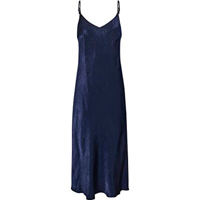 KAFFE Kaluisa Slip klänning casual dam, Midnight Marine, 42 KAFFE Kaluisa Slip klänning casual dam, Midnight Marine, 42