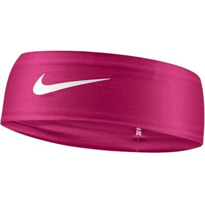 NIKE Dri-Fit Fury Classic Pannband för man, Vivid Pink/White/White, One Size NIKE Dri-Fit Fury Classic Pannband för man, Vivid Pink/White/White, One Size