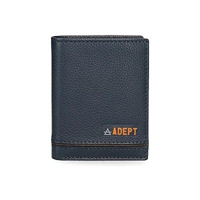 ADEPT Kurt Vertikal Plånbok Korthållare Plånbok Blå 8,5 x 10,5 x 1 cm Läder ADEPT Kurt Vertikal Plånbok Korthållare Plånbok Blå 8,5 x 10,5 x 1 cm Läder