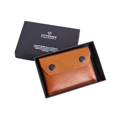 CitySheepStore CITYSHEEP 4779045662233 Plånbok, Brun, 10 x 7.5 x 1 cm CitySheepStore CITYSHEEP 4779045662233 Plånbok, Brun, 10 x 7.5 x 1 cm