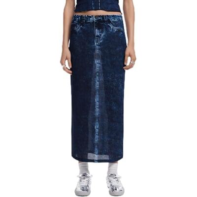 Desigual Fal_Shakespeare, 5085 Retro Blue, M, Blå, M Desigual Fal_Shakespeare, 5085 Retro Blue, M, Blå, M