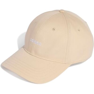 adidas Uniseks Linear Embroidery Baseball Cap, Crystal Linen/white, XXS-XS adidas Uniseks Linear Embroidery Baseball Cap, Crystal Linen/white, XXS-XS
