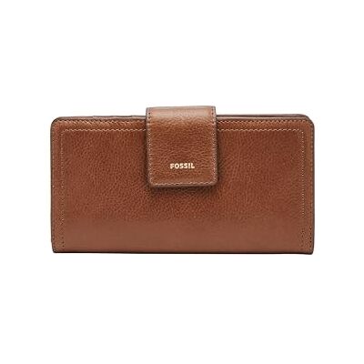 Fossil kvinnors Logan Rfid flik plånbok, Brun en storlek Fossil kvinnors Logan Rfid flik plånbok, Brun en storlek
