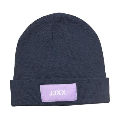 JJXX JACK & JONES Dam Jxbasic logo beanie Sn stickade mössor, marinblå blazer, En Storlek JJXX JACK & JONES Dam Jxbasic logo beanie Sn stickade mössor, marinblå blazer, En Storlek