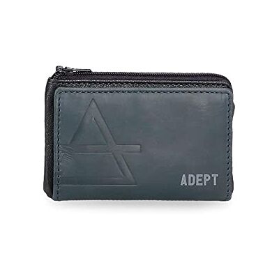 ADEPT Jim plånbok med kortfodral, blå 11 x 7 x 1,5 cm läder, blå, plånbok med kortfack, blå, Plånbok med kortfack ADEPT Jim plånbok med kortfodral, blå 11 x 7 x 1,5 cm läder, blå, plånbok med kortfack, blå, Plånbok med kortfack