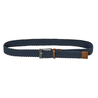 Springfield New Bicolor Braid Belt, Blue 85 för män Springfield New Bicolor Braid Belt, Blue 85 för män