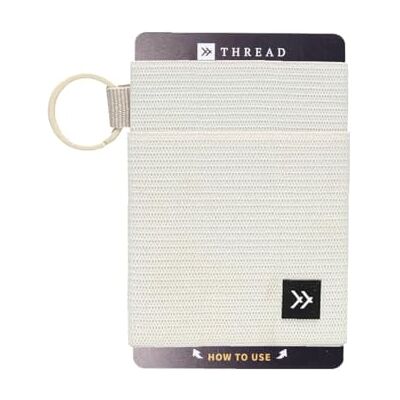Thread Wallets Trådplånböcker – smal minimalistisk plånbok – främre ficka kreditkortshållare (en storlek, off vit) Thread Wallets Trådplånböcker – smal minimalistisk plånbok – främre ficka kreditkortshållare (en storlek, off vit)
