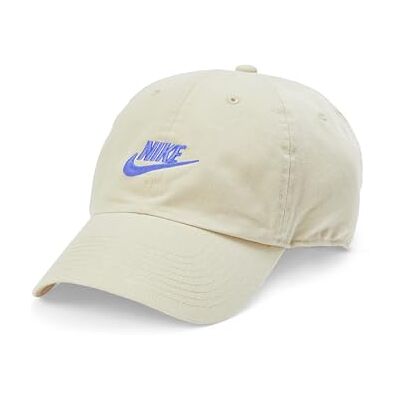 NIKE Unisex Nk Club keps U Cb FUT WSH L, Lt Khaki/Sapphire, L/XL NIKE Unisex Nk Club keps U Cb FUT WSH L, Lt Khaki/Sapphire, L/XL