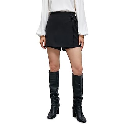 Koton dam slips detalj minikort shorts, 999 (svart), 38 Koton dam slips detalj minikort shorts, 999 (svart), 38