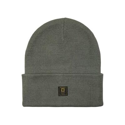 Only & Sons herr Onsisaac platt stickad logotyp mössa stickad mössa, Castor Gray, En Storlek Only & Sons herr Onsisaac platt stickad logotyp mössa stickad mössa, Castor Gray, En Storlek
