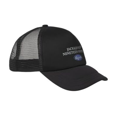 JACK & JONES Jacriver Trucker Cap Noos herrkeps, svart, one size JACK & JONES Jacriver Trucker Cap Noos herrkeps, svart, one size