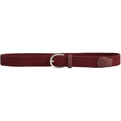 GANT Elastiskt flätat bälte för kvinnor, PLUMPED RED, standard, Plumped Red, En Storlek GANT Elastiskt flätat bälte för kvinnor, PLUMPED RED, standard, Plumped Red, En Storlek