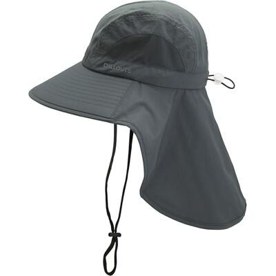 CHILLOUTS Chilloutts Wanaka hatt – utomhus solhatt, mörkgrå, 58 CHILLOUTS Chilloutts Wanaka hatt – utomhus solhatt, mörkgrå, 58