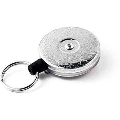 KEY-BAK Unisex – vuxen KB 485 nyckelring starkt kevlarrep med klämma krom svart 120 cm KEY-BAK Unisex – vuxen KB 485 nyckelring starkt kevlarrep med klämma krom svart 120 cm