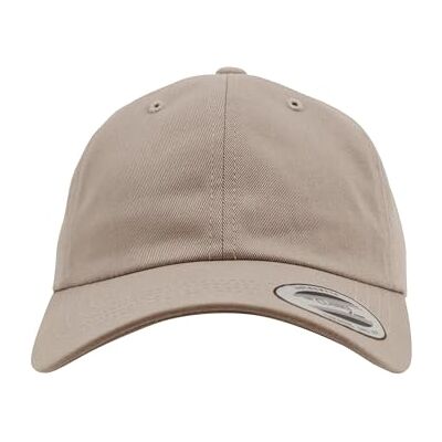Flexfit Unisex Profile Cotton Twill Keps, Beige, one size Flexfit Unisex Profile Cotton Twill Keps, Beige, one size