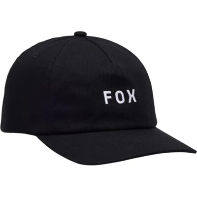 Fox Racing Fox Unisex vuxen baseballkeps Wordmark justerbar svart/vit OS, en storlek Fox Racing Fox Unisex vuxen baseballkeps Wordmark justerbar svart/vit OS, en storlek