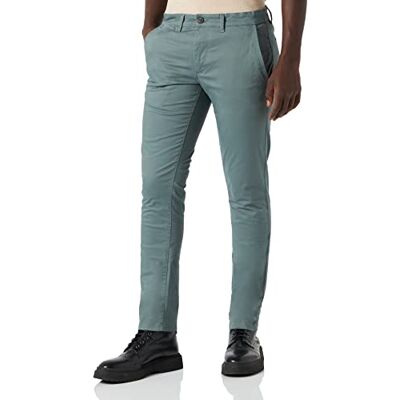 Teddy Smith Herr P-Chino satin klänning byxor, vintage khaki, 26 Teddy Smith Herr P-Chino satin klänning byxor, vintage khaki, 26