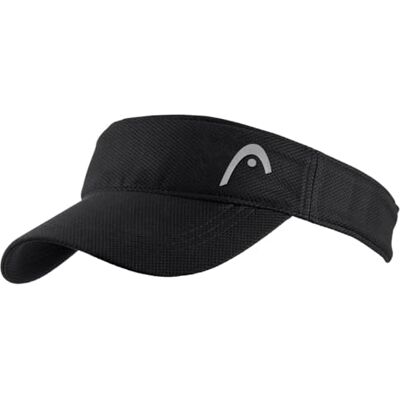 HEAD Unisex vuxen Performance Visor, svart, en storlek HEAD Unisex vuxen Performance Visor, svart, en storlek