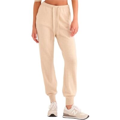 NAADAM Womens The Off-Duty Cashmere Jogger, Oatmeal, 3X NAADAM Womens The Off-Duty Cashmere Jogger, Oatmeal, 3X