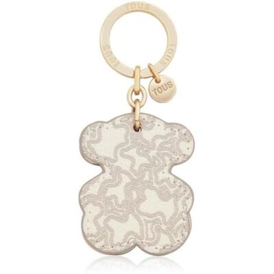 TOUS Beige trippel björn nyckelring TOUS Beige trippel björn nyckelring