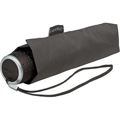 miniMAX Impliva ® golvparaply, 100 cm, grå, 100 cm, paraply miniMAX Impliva ® golvparaply, 100 cm, grå, 100 cm, paraply