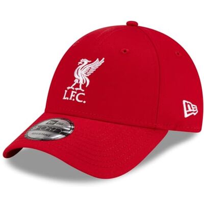 New Era vuxen 9Forty Core Liverpool fotbollsklubb basebollkeps röd hatt New Era vuxen 9Forty Core Liverpool fotbollsklubb basebollkeps röd hatt