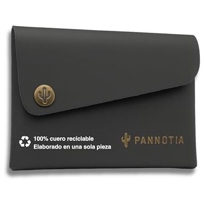 pannotia Biznaga Liten och minimalistisk herrplånbok, perfekt present för män. Elegant, praktisk och miljövänlig. Ovikta kort och sedlar. Perfekt som herrplånbok, återvunnet läder, svart, de mano, pannotia Biznaga Liten och minimalistisk herrplånbok, perfekt present för män. Elegant, praktisk och miljövänlig. Ovikta kort och sedlar. Perfekt som herrplånbok, återvunnet läder, svart, de mano,