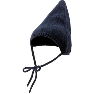 Sterntaler Stickad mössa med spetsig lammull, Marinblå, 45 Sterntaler Stickad mössa med spetsig lammull, Marinblå, 45