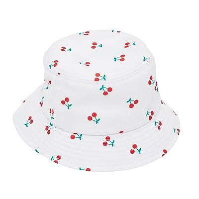 NAME IT Baby flickor NKFFILLIPA Bucket HAT hatt, ljus vit/AOP: Körsbärstryck, 51/52, Ljusvit/AOP: körsbärstryck, 51/52 cm NAME IT Baby flickor NKFFILLIPA Bucket HAT hatt, ljus vit/AOP: Körsbärstryck, 51/52, Ljusvit/AOP: körsbärstryck, 51/52 cm