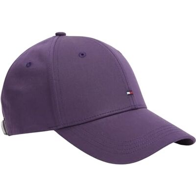 Tommy Hilfiger TH flagga bomull 6 panel keps AM0AM13008 keps, lila, en storlek, LILA (Mullberry Haze), one size Tommy Hilfiger TH flagga bomull 6 panel keps AM0AM13008 keps, lila, en storlek, LILA (Mullberry Haze), one size